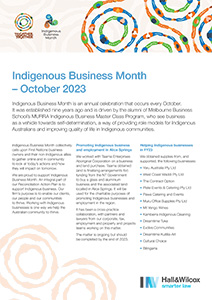 Indigenous Business Month report V4-cover